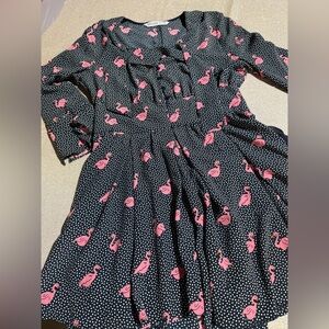 *Zara Flamingo Skort Jumper *RARE*